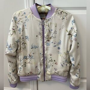Scotch & Soda Print Reversible Bomber Jacket